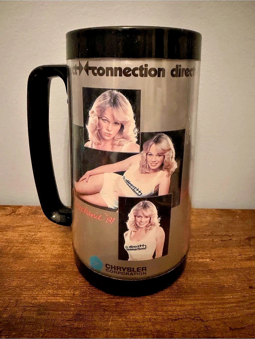 Chrysler Direct Connection Stephanie 81 Mopar Vintage Model Advertising Mug